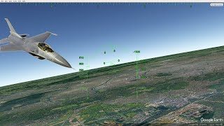 Google Earth flight simulator 2024 HyperViper Madrid  Paris 13 min [upl. by Dionne]