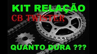 KIT RELAÇÃO CB TWISTER 250 F QUANTO DURA [upl. by Stalder27]