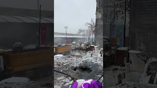 Building Partially Collapses during M60 Aftershock in Malatya Türkiye [upl. by Chubb]