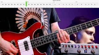 Spellbound Siouxsie and the Banshees Bass Cover with Tabs [upl. by Ahsinaw]