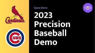 2023 Cardinals  Cubs Precision Baseball [upl. by Uta]