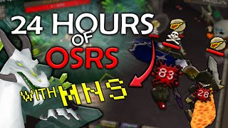 24 Hours Of OSRS with Mr No Sleep [upl. by Eladnek533]