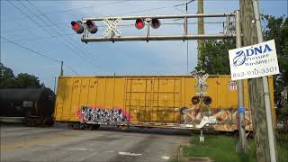 National Cemetery Road Railroad Crossing Florence SC [upl. by Navillus]