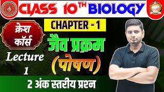 Class 10th biology chapter 1 crash course 2025 [upl. by Brace]