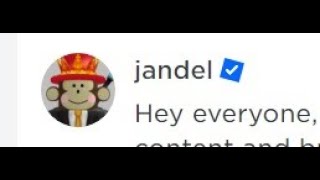 Jandel Roblox might get canceled [upl. by Atteiluj716]