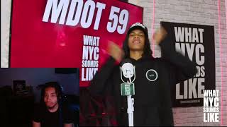 MDOT 59  Chuckyy x Lucki Flow  What NYC Sounds Like Freestyle Ambitious Reacts [upl. by Noleta]