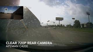 Rear daytime view using the APEMAN C420D Dual Dash Cam [upl. by Aehr]