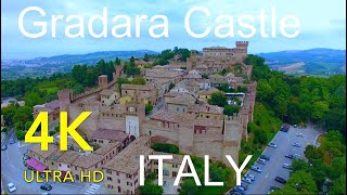 Gradara Castle Marche ITALY in 4K Ultra HD [upl. by Peednas]