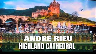 ANDRE RIEU  Highland Cathedral  with Irish Bagpipe Band  New York [upl. by Ahsitel960]