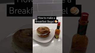 My way of making a quick and easy breakfast 🥯 cooking breakfast howto fyp shorts shortsvideo [upl. by Kazue]