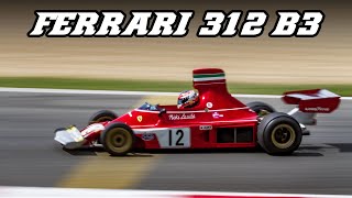 1974 Ferrari 312 B3 driven on the limit  Marco Werner [upl. by Niobe]