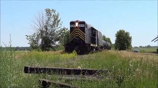 NDampW Railroad the West End Part 1 PREX 1606 crawls from Cecil to Antwerp Ohio [upl. by Volnay777]