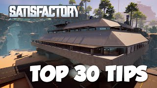 Satisfactory 10  30 Top Tips After 1600 Hours [upl. by Brunhild]