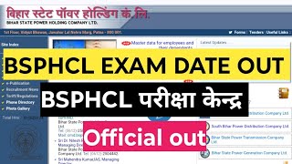 bsphcl exam date out official exam date exam centre [upl. by Karee208]