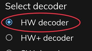 MX Player HW decoder not supported problem Solve in Android [upl. by Ardien]