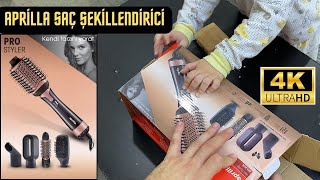 Aprilla Saç Şekillendirici A101  Aprilla Pro Styler Saç Düzleştirici Tarak  Aprilla AHS 2036 [upl. by Dnalro]