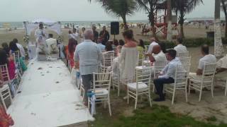 CEREMONIA EN LA PLAYA CARTAGENA [upl. by Krid]