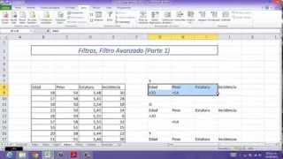 S1T10P2 Excel Filtros Autofiltro y Filtro Avanzado [upl. by Asssilem211]