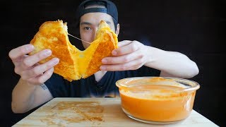 Grilled Cheese w 10 Slices of Cheese amp Tomato Soup  MUKBANG [upl. by Branen]