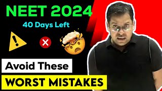 Most Realistic plan 300650 Marks ⚠️ Only Avoid These ❌ Mistakes 🔥 neet2024 [upl. by Hannasus699]