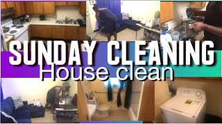 Major Sunday Reset Vlog  cleaning washing clothes full house cleaning [upl. by Anolahs]