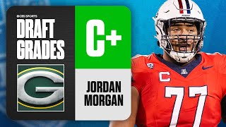 2024 NFL Draft Grades Packers select Jordan Morgan No 25 Overall  CBS Sports [upl. by Dempster558]