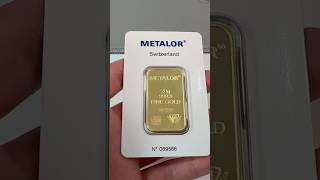 Bar of Gold 20g Metalor [upl. by Tiloine]