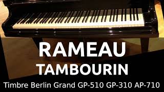 Tambourin  JeanPhilippe Rameau  Piano C Bechstein  Berlin Grand [upl. by Amy]