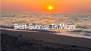 My Best South Beach Miami Sunrise southbeachmiami sunrise miami beach clarity vacation [upl. by Iror]