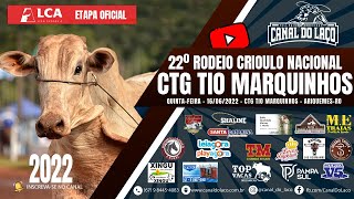 22º Rodeio Crioulo Nacional CTG Tio Marquinhos  Ariquemes  RO [upl. by Sicard175]