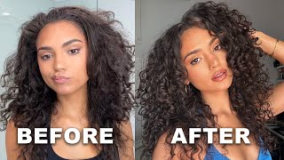 My Curly Hair Routine 🧡 Step by step wash day [upl. by Ly301]