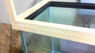 DIY 125 gallon aquarium canopy [upl. by Eelyahs]