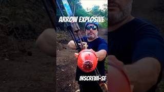 Arrow explosive usaarchery worldarchery army airsoft archery elitearchery olympicsport [upl. by Ammadis]