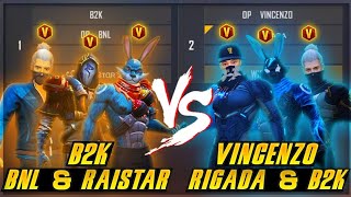 B2K BNL RAISTAR VS WHITE 444 VINCENZO RIGADA  3VS3 LEGENDS ONLY ROOM [upl. by Marcin]