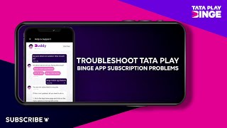 Tata Play Binge  DIY  Resolving Binge Subscription Issues with quick fixes and support options [upl. by Airotcivairam]