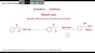 Synthesis of Ephedrine [upl. by Takara488]