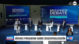 Segundo Debate Presidencial  Tema Descentralización [upl. by Camile558]