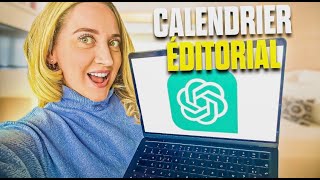 Je crée un calendrier éditorial avec CHAT GPT version gratuite en 30 min [upl. by Dollar]