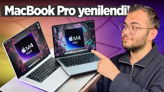 Yeni MacBook Pro modelleri tanıtıldı  M4 Pro ve M4 Max geldi [upl. by Nnylyam]