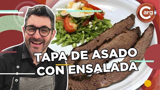 TAPA DE ASADO CON ENSALADA DE CHAUCHAS Y ADEREZO [upl. by Stephens]