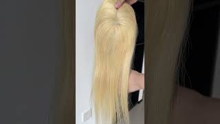 Restore Confidence with Our 16 Inch Blonde Female Hair Pieces for Thinning Hair On Top  NTP123 [upl. by Pinebrook]