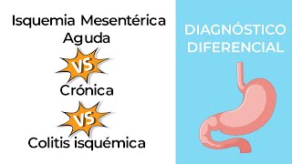 Diagnóstico Diferencial Isquemia Mesentérica Aguda vs Crónica vs Colitis isquémica [upl. by Juliette]