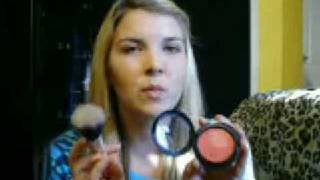 How ToApply Foundation amp Cream Blush With a Stippling Brush [upl. by Eaton141]