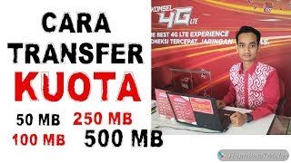 CARA MENTRANSFER KUOTA INTERNET TELKOMSEL  PENJELASAN DARI CS GRAPARI TELKOMSEL [upl. by Leandra]