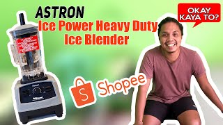 SHOPEE  Astron Heavy Duty Blender and Ice Crusher  UNBOXING [upl. by Srevart256]