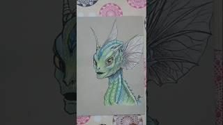 Exotic Dragon Soft Pastel Painting [upl. by Erbua12]