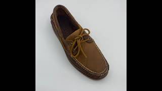 NEW Sebago Schooner Crazy Horse Mens Leather Brown Tan Boat Shoes sebagoshoes boatshoes sebago [upl. by Spears]