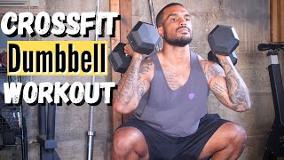 At Home CrossFit® Workout  15 Minute Dumbbell Workout [upl. by Enaamuj]