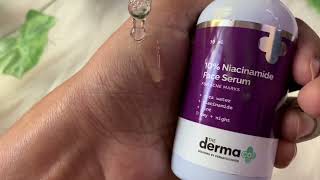 The Dermaco Niacinamide serum  മുടക്കിയ കാശ് വെറുതെ ആയൊന്നു നോക്കാം 😲 [upl. by Kcirdec]