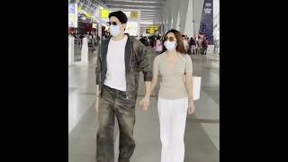 SIDKIARA at Airport 😋🥰😍 sidharthmalhotra kiaraadvani sidkiara bollywood shorts youtubeshorts [upl. by Gitlow818]